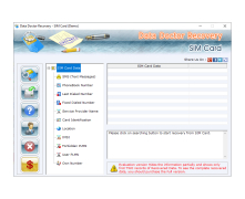 Data Doctor Recovery Mobile SIM Card - main-screen