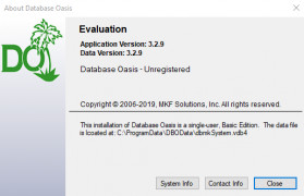 Database Oasis screenshot 2