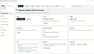Datavare Address Book Converter - Screenshot 2