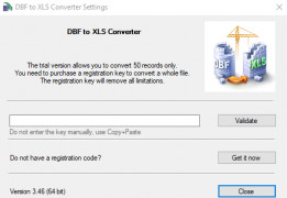 DBF to XLS (Excel) Converter screenshot 3