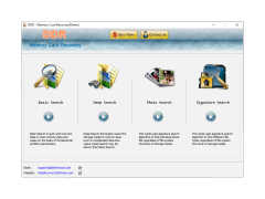 DDR - Memory Card Recovery - main-screen