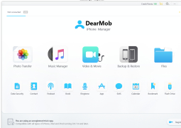 DearMob iPhone Manager - main-screen