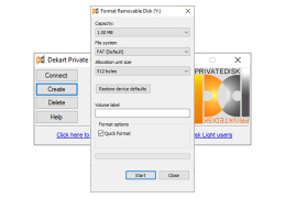 Dekart Private Disk Light - format-disk