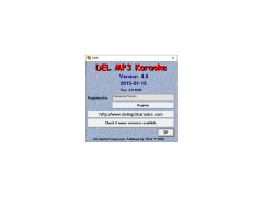 DEL MP3 Karaoke - about-application