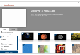 DeskScapes - main-screen