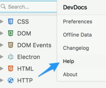 DevDocs App - Screenshot 2