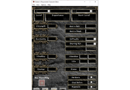 Diablo II: Resurrected Character Editor - main-screen