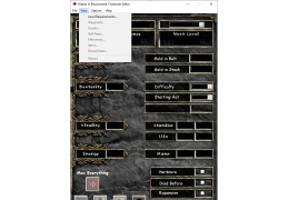 Diablo II: Resurrected Character Editor - view-menu