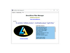 DirectShow FilterPack - about-application
