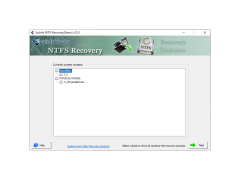 DiskInternals NTFS Recovery - main-screen