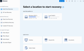 Drecov Data Recovery - Screenshot 1