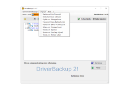 Driver Backup - languages