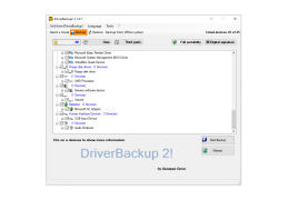 Driver Backup - main-screen
