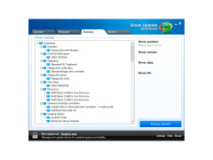 Driver Updater Pro - backup-page