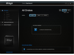 Drobo Dashboard - main-screen