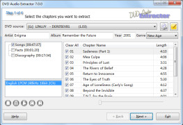 DVD Audio Extractor screenshot 1