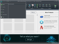 DWG FastView Plus - menu