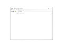 DXF Viewer - help-menu