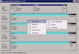 Dynamic Disk Partitioner - Screenshot 1