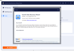 EASEUS Data Recovery Wizard - about-application