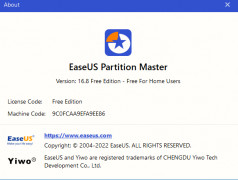 EASEUS Partition Master Home Edition screenshot 2