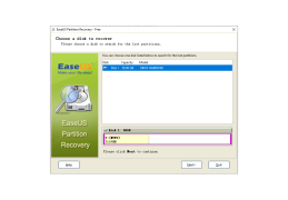 EaseUS Partition Recovery - choose-disk