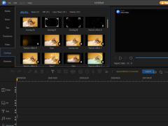 EaseUS Video Editor - overlays