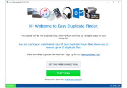Easy Duplicate Finder Portable - welcome-screen