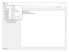Easy View - Crystal Reports Viewer - tools-menu