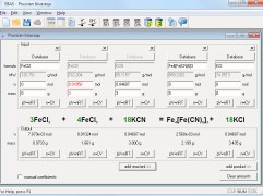 EBAS - Equation Balancing and Stoichiometry calculator - Screenshot 1