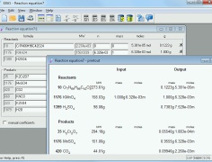 EBAS - Equation Balancing and Stoichiometry calculator - Screenshot 3