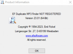 EF Duplicate MP3 Finder screenshot 3