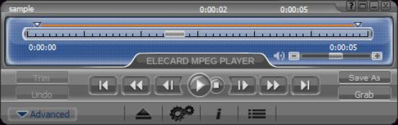Elecard MPEG Player screenshot 1
