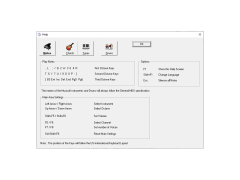 Electronic Piano - help-menu