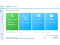 Emsisoft Emergency Kit - main-screen