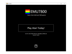 EMU7800 - main-screen