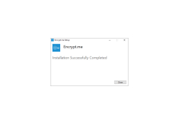 Encrypt.me - installation-done