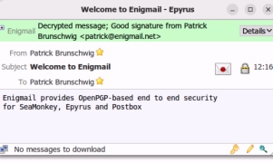 Enigmail - Screenshot 1