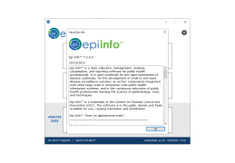 Epi Info - about-application