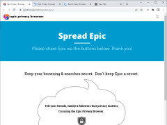 Epic Privacy Browser - spread