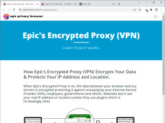 Epic Privacy Browser - encrypted-proxy