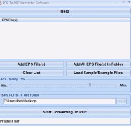 EPS To PDF Converter Software - Screenshot 1