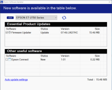 Epson Software Updater - Screenshot 2