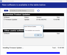 Epson Software Updater - Screenshot 1