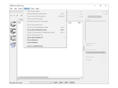 Exact Audio Copy - database-menu