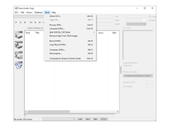 Exact Audio Copy - tools-menu