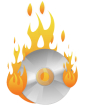 Express Burn Free CD Burning Software logo