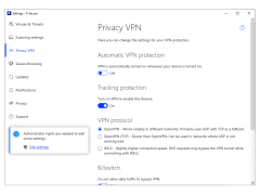 F Secure Internet Security - privacy-vpn-settings