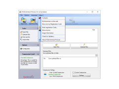 FILEminimizer Pictures - help-menu