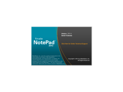 Finale Notepad - about-application